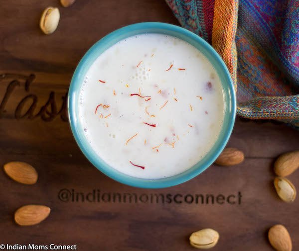 Microwave Poha Badam Kheer